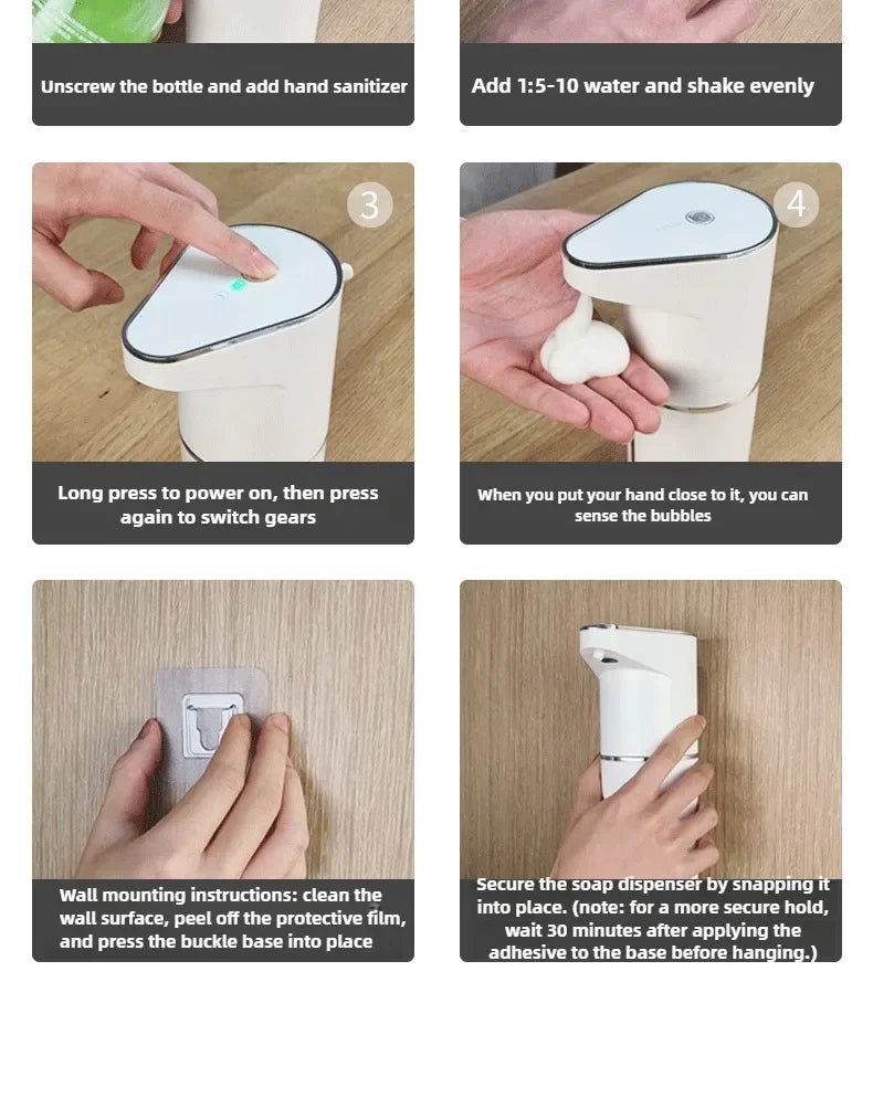 Berührungsloser Seifenspender mit Sensor | Modern & Hygienisch | 400ml