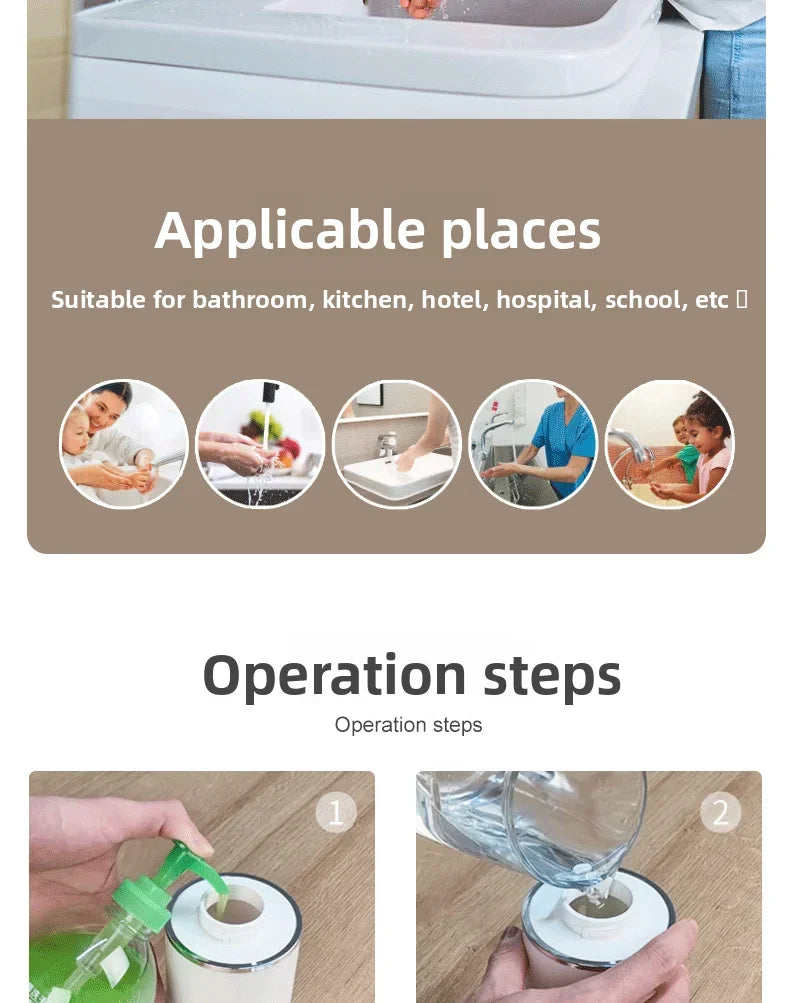 Berührungsloser Seifenspender mit Sensor | Modern & Hygienisch | 400ml